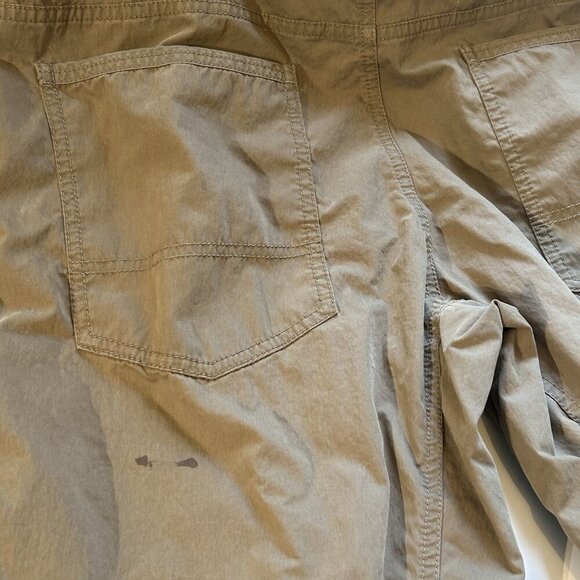 Patagonia Pants 34x31 Lightweight Hiking Straight Leg Organic Cotton Tan READ - Picture 12 of 12